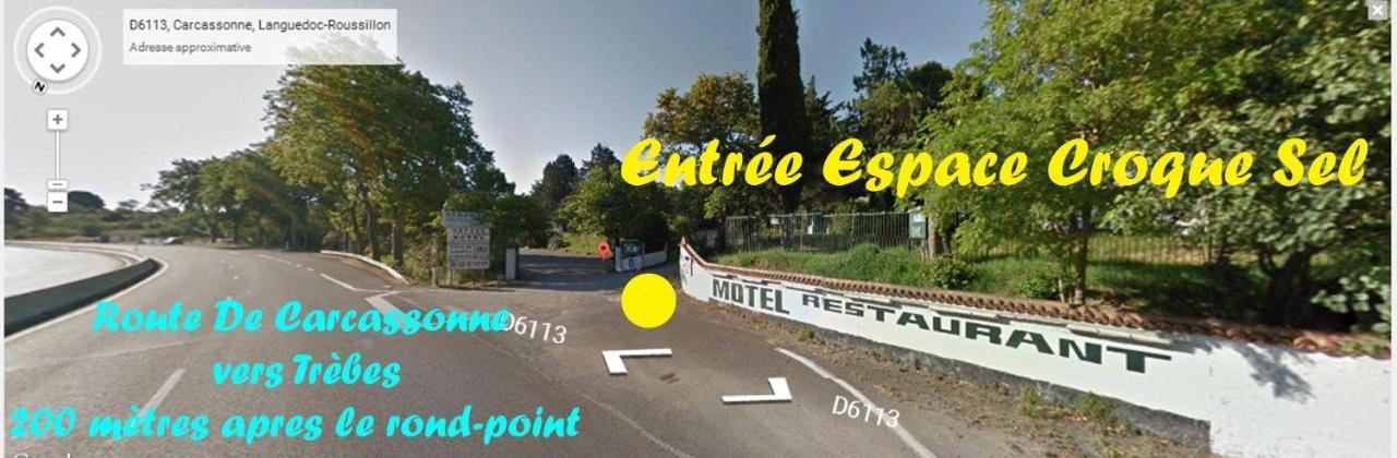 Motel La Croque Sel Carcassonne Bagian luar foto
